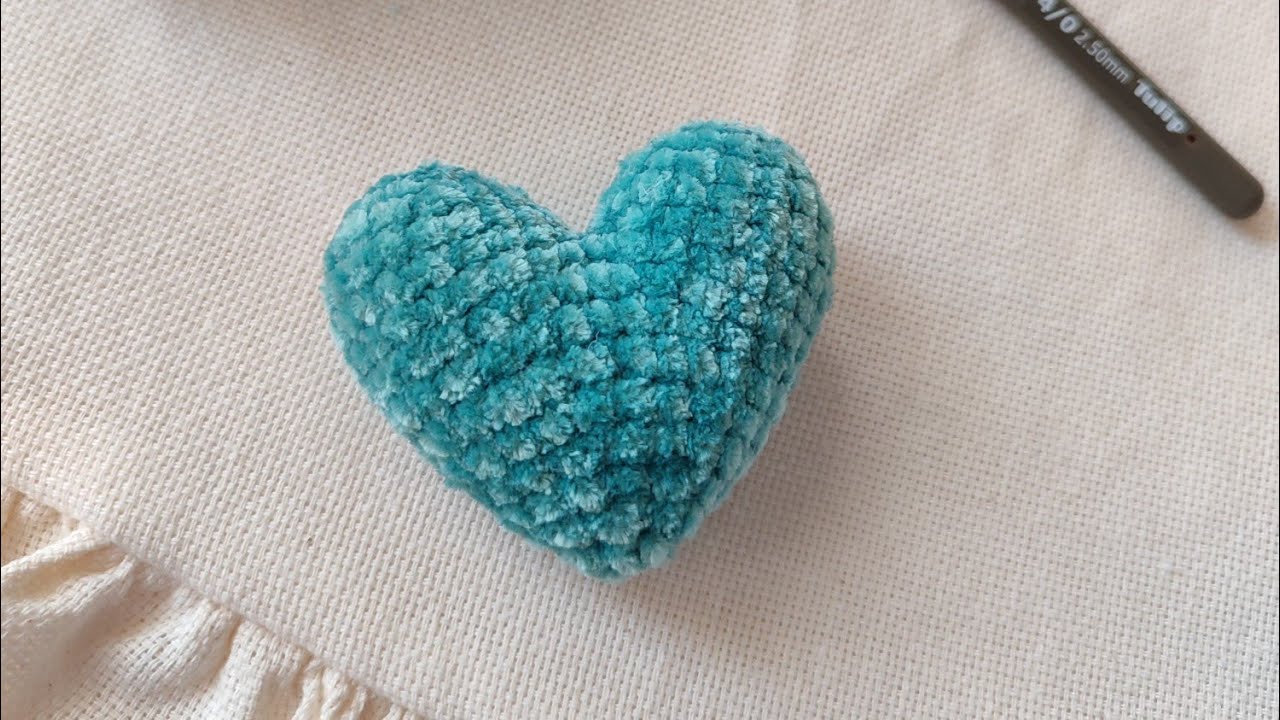 Amigurumi Kalp Anahtarlık Yapımı 