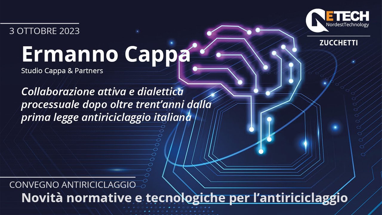 Ermanno Cappa (Studio Cappa & Partners) - Convegno Antiriciclaggio, Milano, 3/10/23