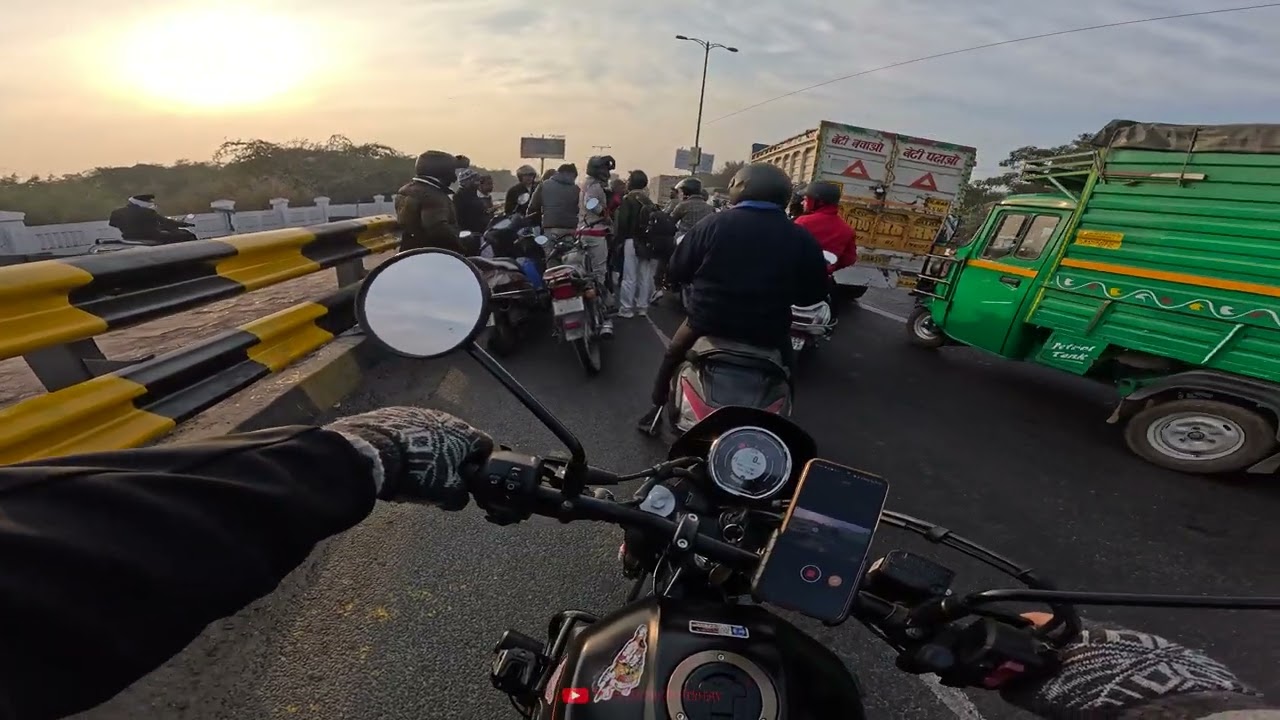 Harley Davidson X440 Ride in Delhi Geeta colony to Kashmiri Gate | 475