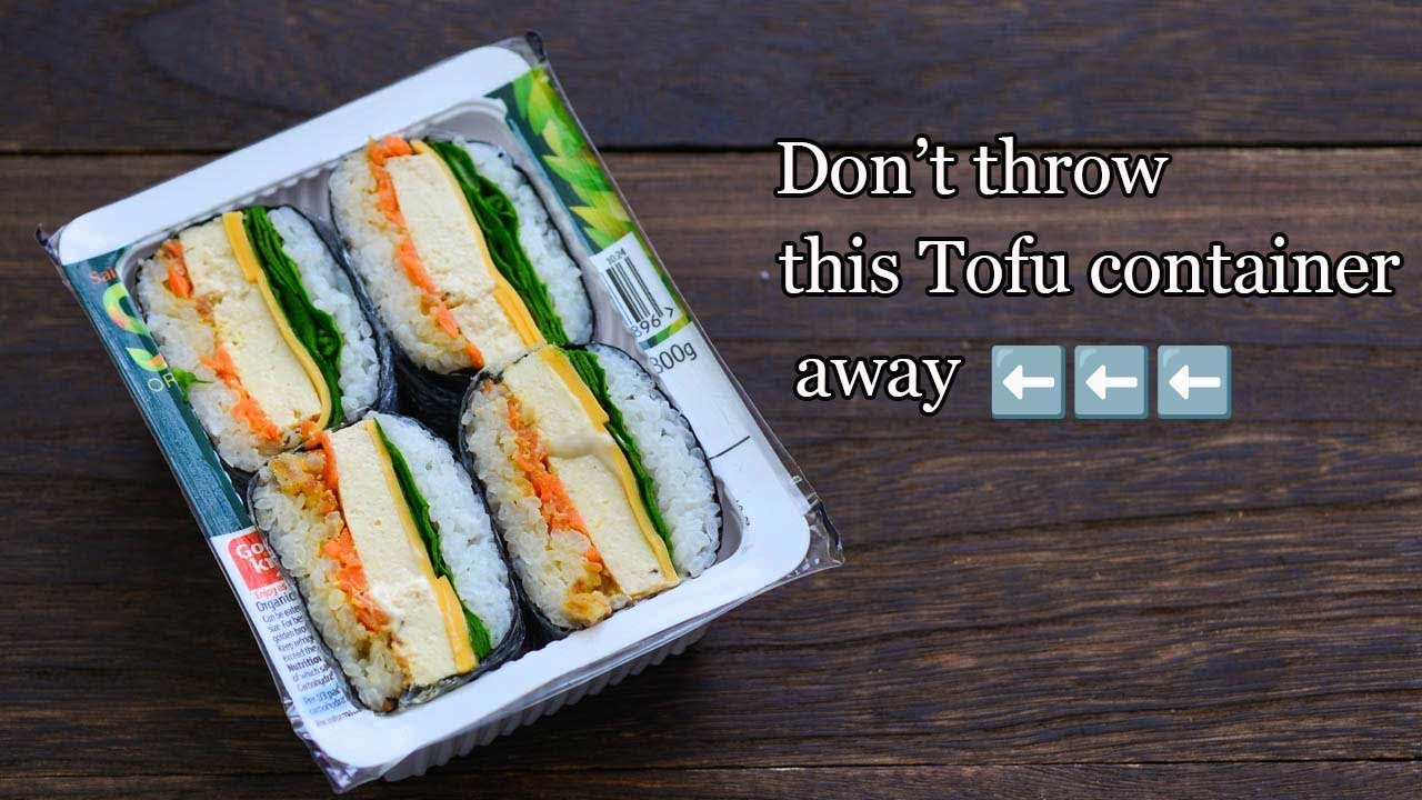Tofu Onigirazu for Work Lunch | Simple Make-Ahead Meal