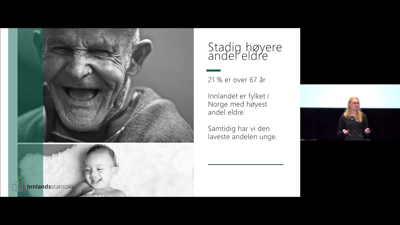 Inger Stensgaard Sørensen om demografisk framskrivning Innlandet