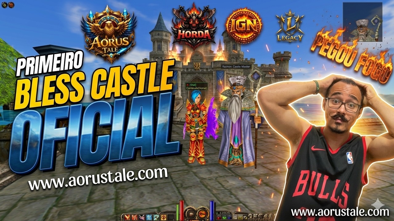 🔥 PRIMEIRO BLESS CASTLE OFICIAL – AORUS TALE 👑⚔️