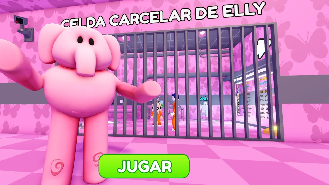 ¿Podrás Escapar de Elly? Prison Run Obby Roblox