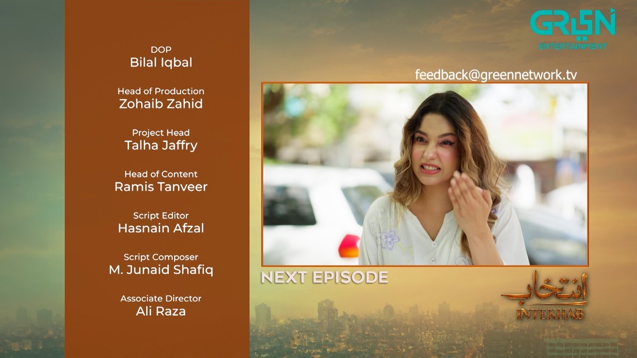 Intekhab Episode 41 Teaser | 7th August 2026 | Sukaina Khan - Fahad Sheikh | Green TV Entertainment