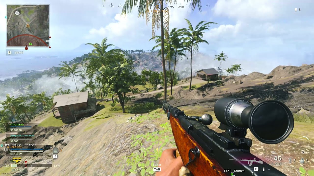 Warzone Pacific Gameplay Español latino (Sin Comentarios) - Saqueo/Trios
