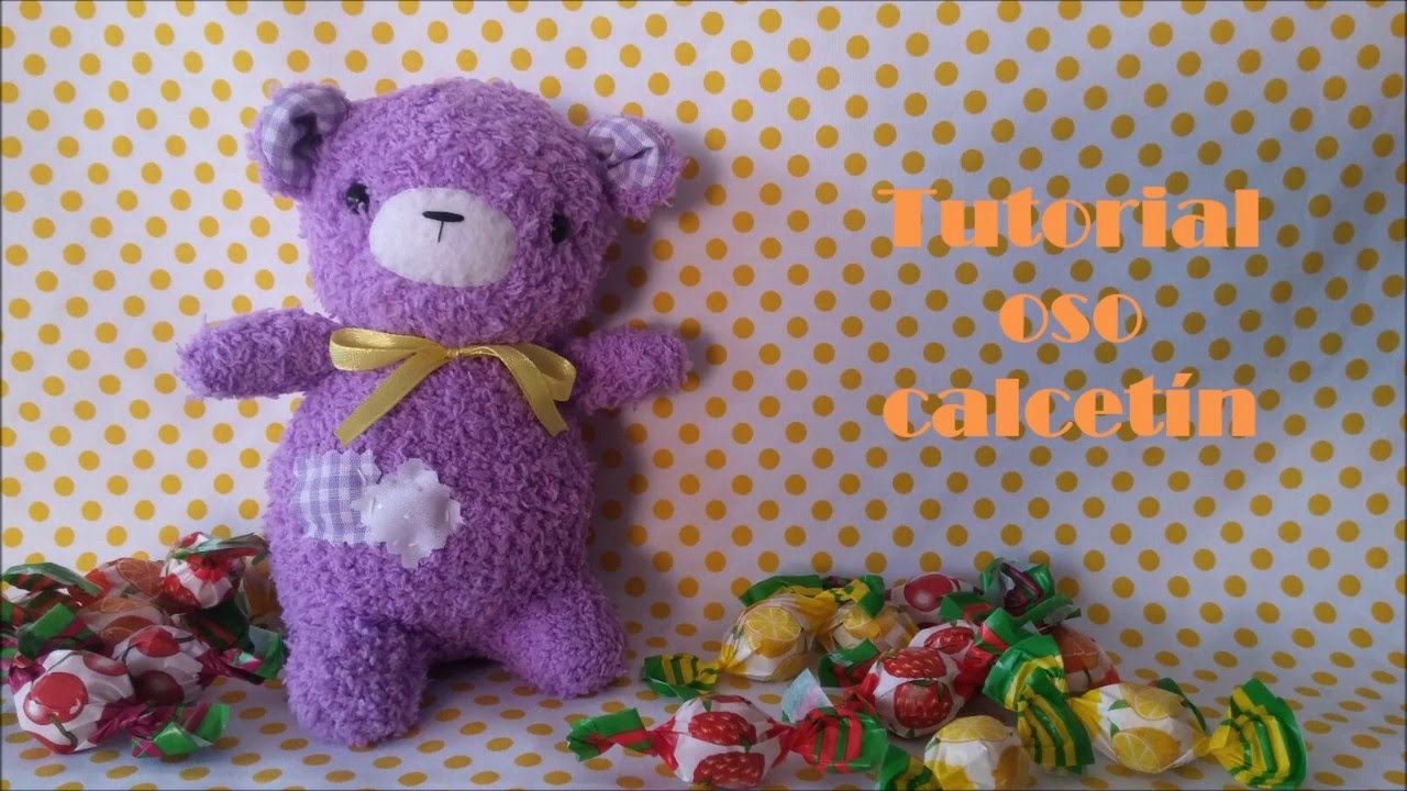tutorial oso calcetín