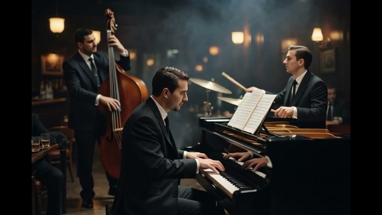 Midnight Speakeasy 1964 🥃 Gritty Hard Swing Piano Trio for Late Night Lounging