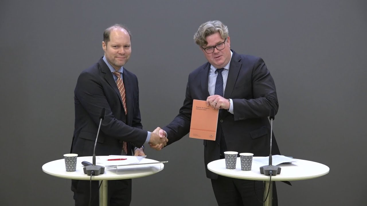 Presstr&auml;ff i samband med &ouml;verl&auml;mning av utredning om tryggare bostadsomr&aring;den