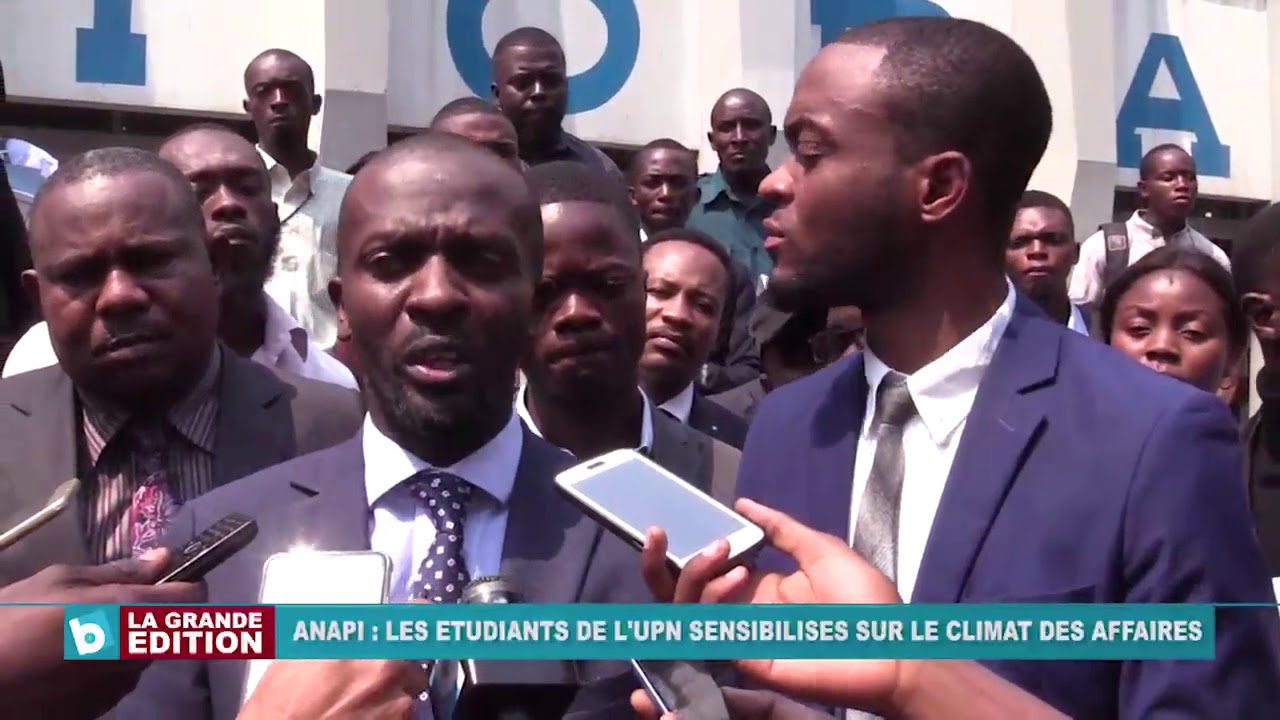 Le DG de l'ANAPI Anthony Nkinzo sensibilise les étudiants de l'UPN sur le climat des affaires