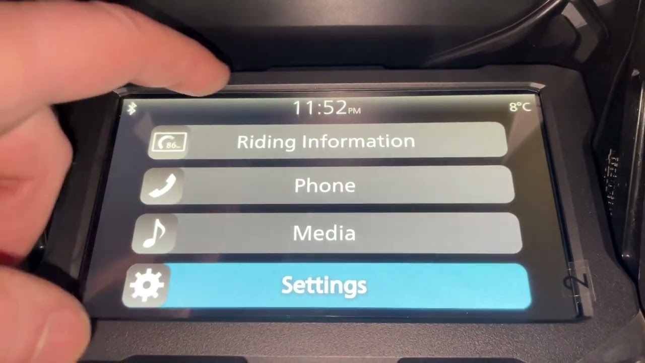 Honda Africa Twin 2025 Adventure Sport CRF 1100 Electronic Suspension settings