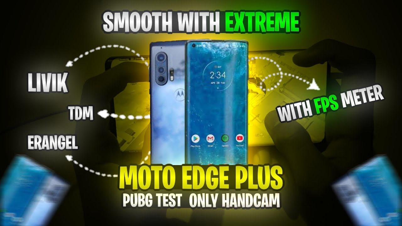 Motorola Edge Plus(2020)Pubg Test In 2023 |TDM, LIVIK, ERANGEL wtih FPS Meter|Handcam, Smooth+60 FPS