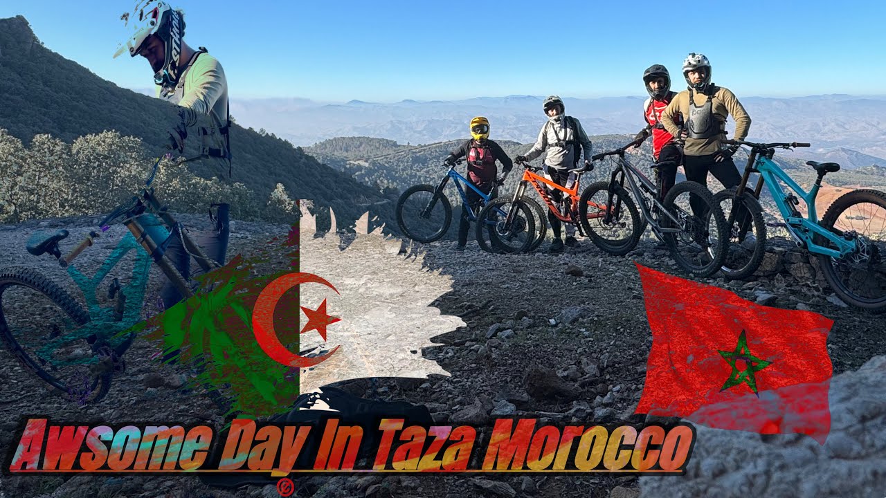 Awsome Enduro line With my Dh Bike in mountains of TAZA  Morocco 🇲🇦