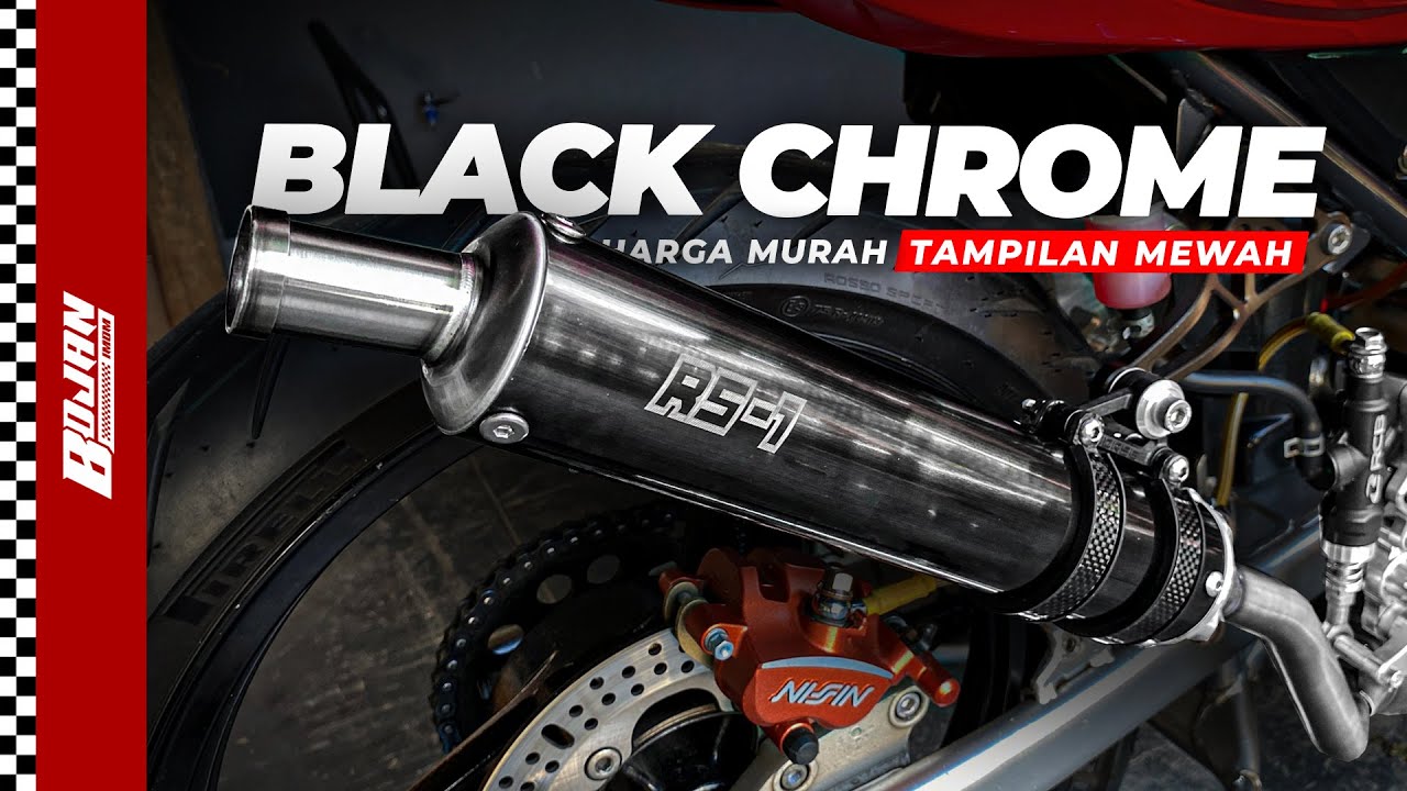 SILINCER BLACK CHROME NINJA RR ‼️ LEBIH GACOR DARI CARBON | SILINCER RS1 NINJA 2TAK RR R SS