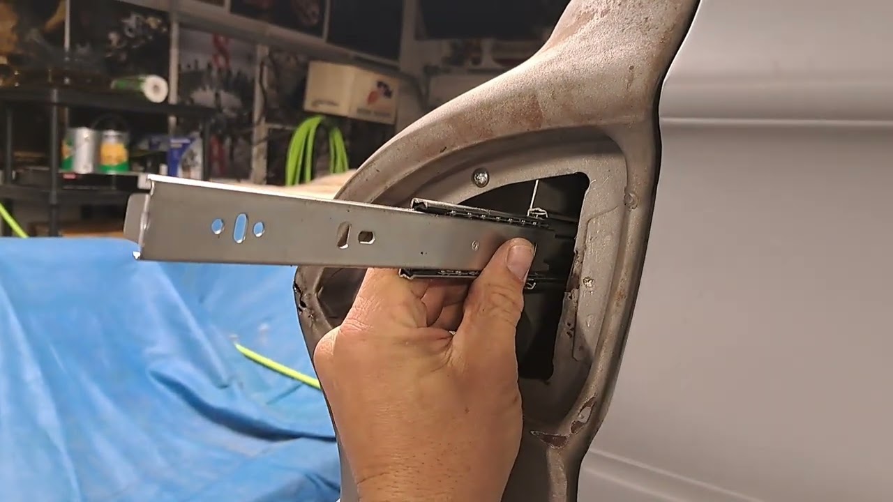 Checking fitment of the prototype.