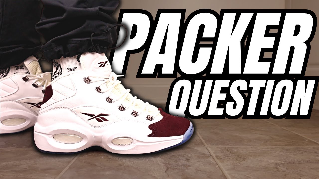 REEBOK QUESTION MID PACKER BURGUNDY TOE! FULL REVIEW + ON FOOT! THEY SNAPPED!