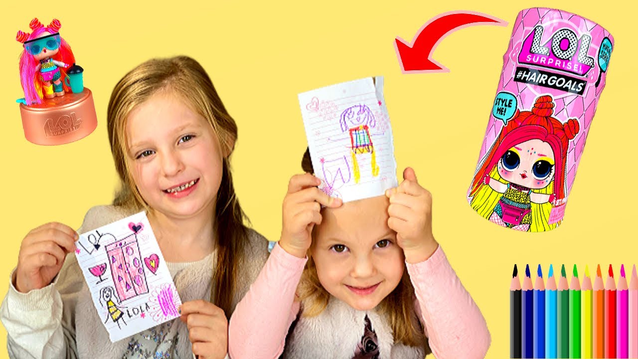 Mama kupuje Zoji i Asji sve sto nacrtaju. Lutkica LOL.