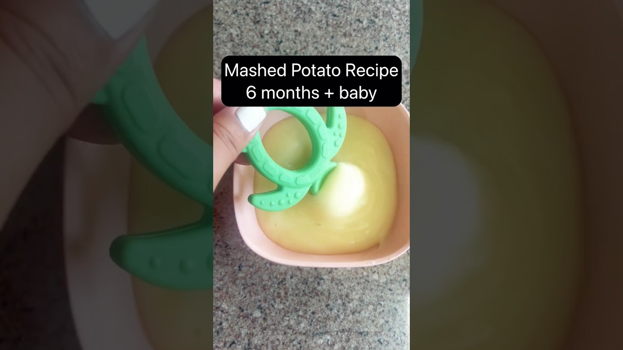 Steamed Mashed Potato for 6+ Months Baby | Easy & Creamy Baby Food Recipe