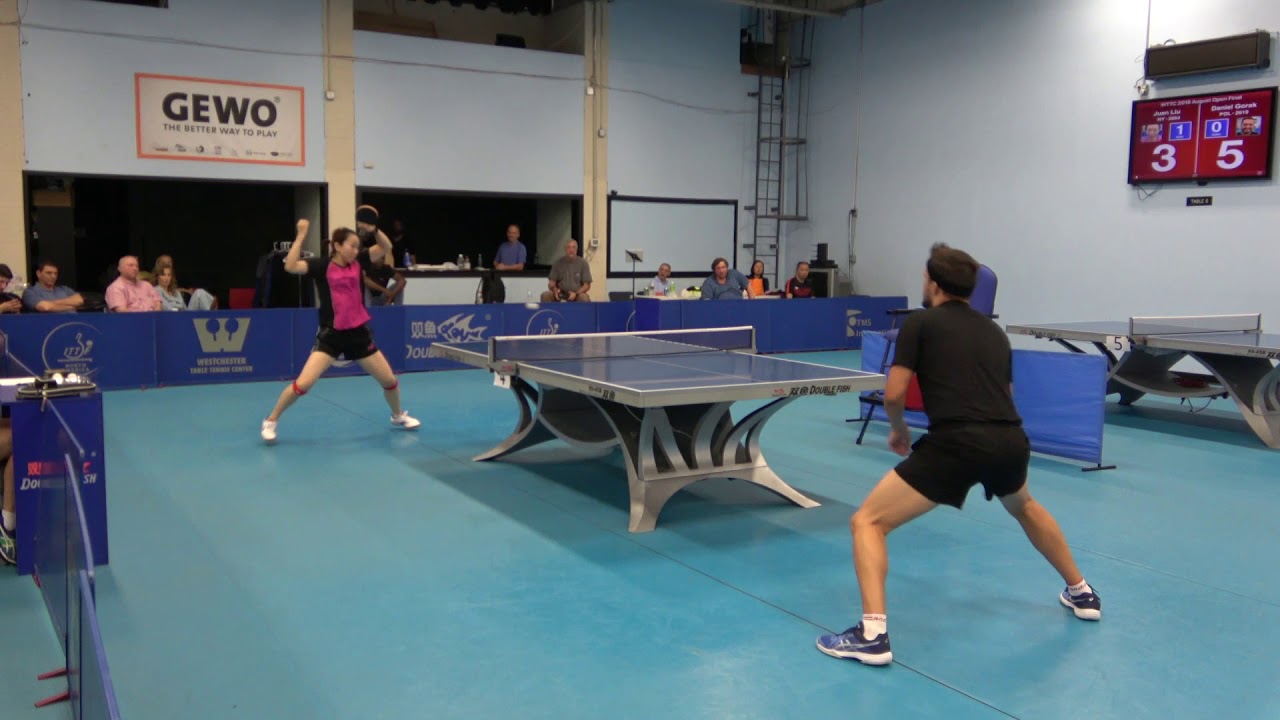 Westchester Table Tennis Center August 2019 Open Singles Final - Daniel Gorak Vs Juan Liu