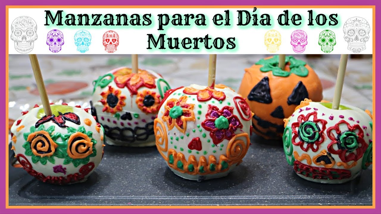 MANZANA CO CHOCOLATE Y CARAMELO/IDEAS PARA DÍA DE MUERTOS/HALLOWEEN/COMO HACER