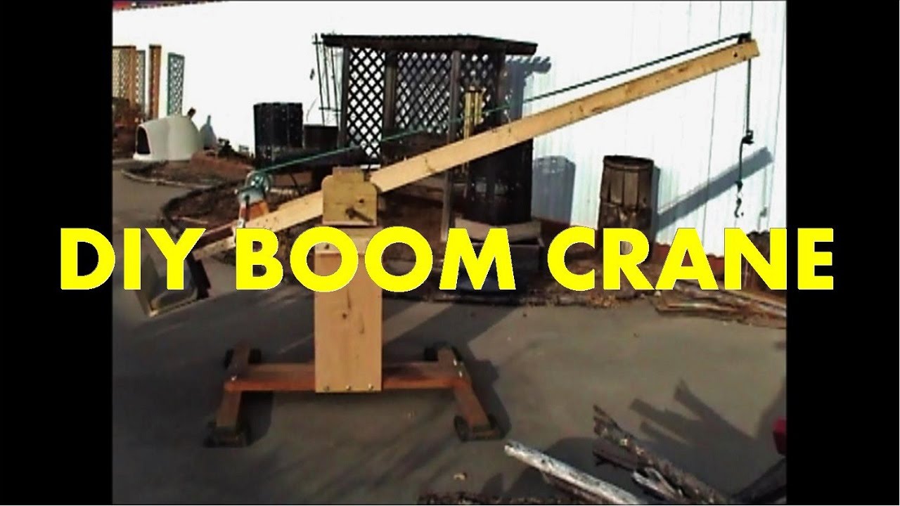 Самодельный стреловой кран