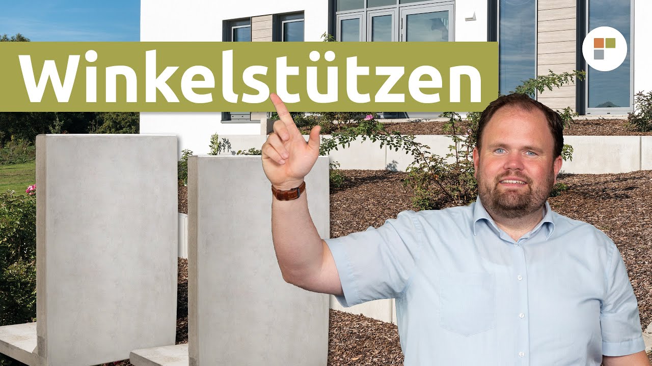 WINKELSTÜTZE 📐mit SICHTBETON für deinen GARTEN 🌳