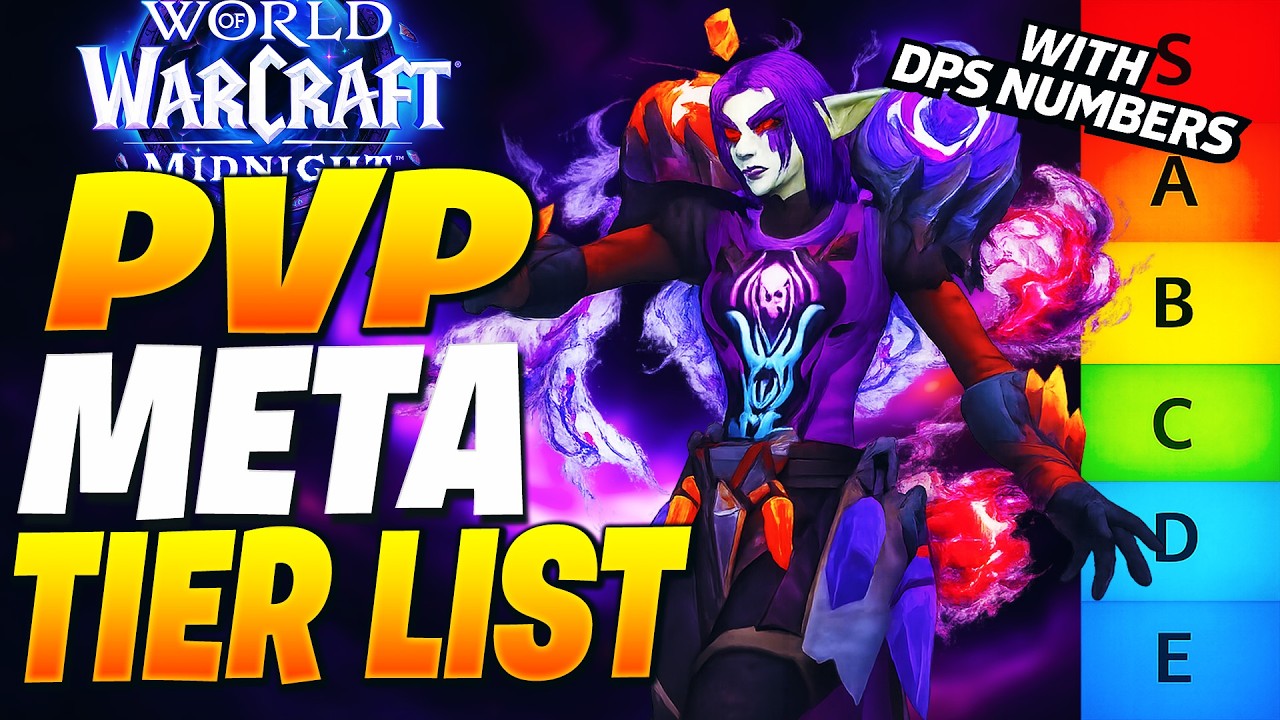 RANKING BEST PVP CLASSES IN WEEK 1! WoW Midnight PVP Tier List (NEW META)