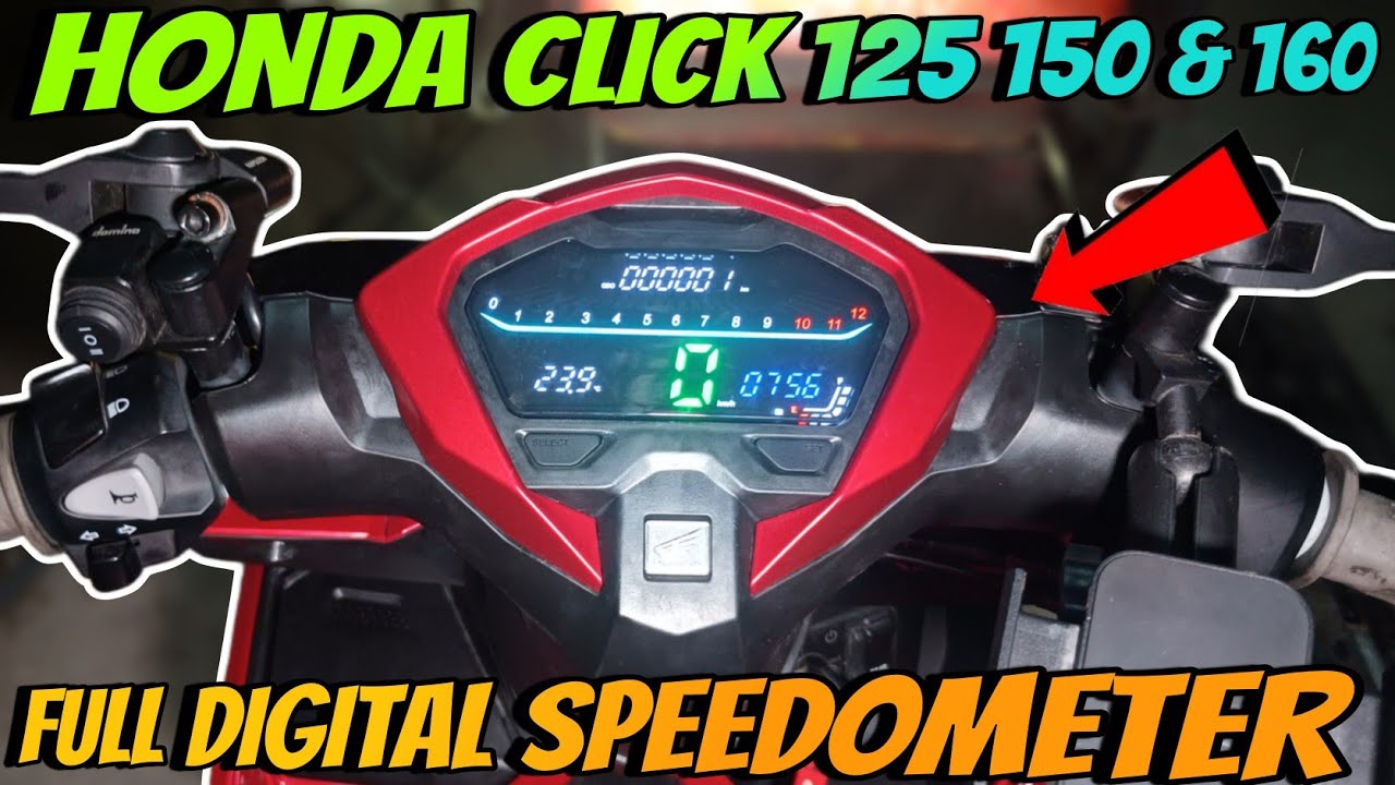 UNBOXING & INSTALLING FULL DIGITAL SPEEDOMETER FOR HONDA CLICK 125i v2/v3 - 150i & 160 - FULL REVIEW