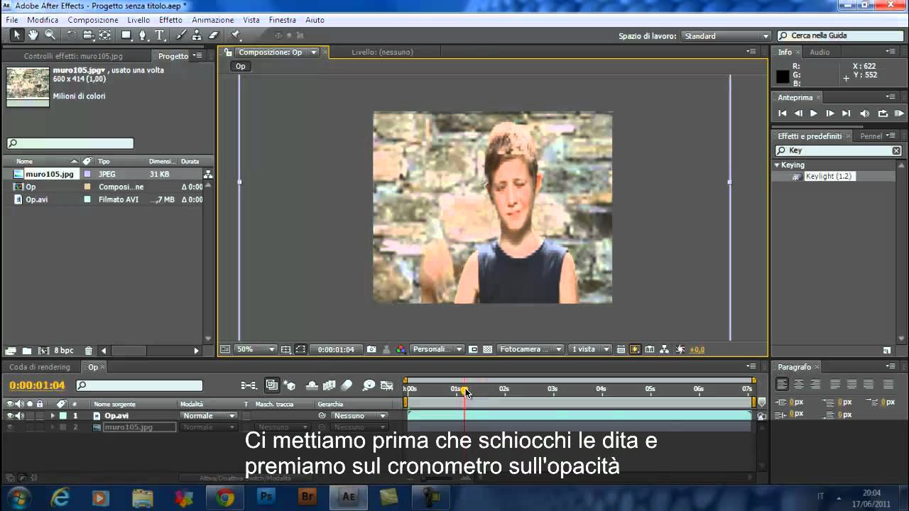 After effect-Tutorial effetto fantasma-How to make ghost Effect