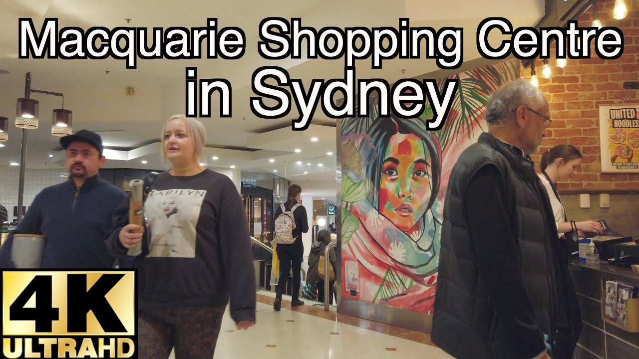 [4K] Walk around Sydney Macquarie Shopping Centre | Sydney walking tour