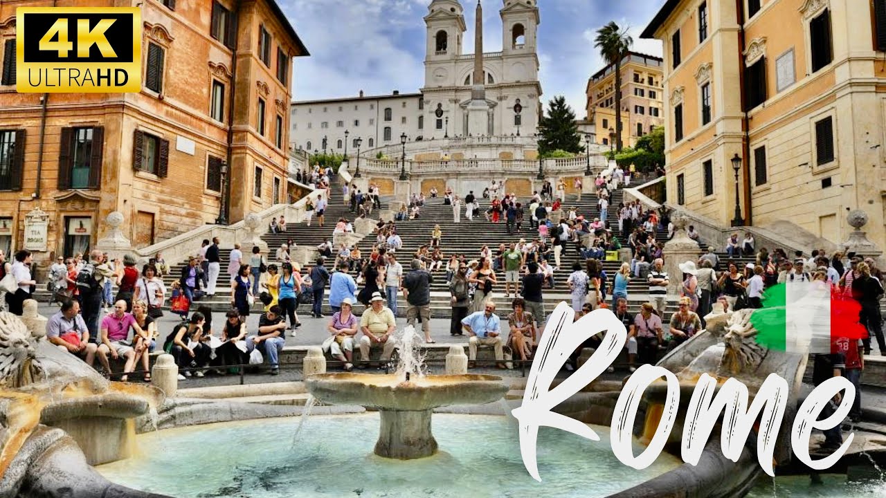Spanish Steps Rome Italy | Piazza di Spagna Walking Tour
