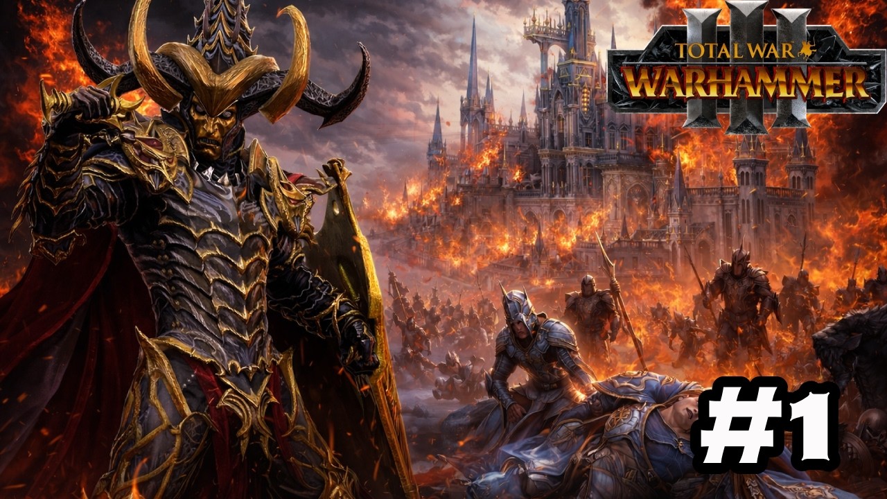 [Total War: Warhammer 3 PL] [Mroczne Elfy] Naggarond #1 [Malekith]