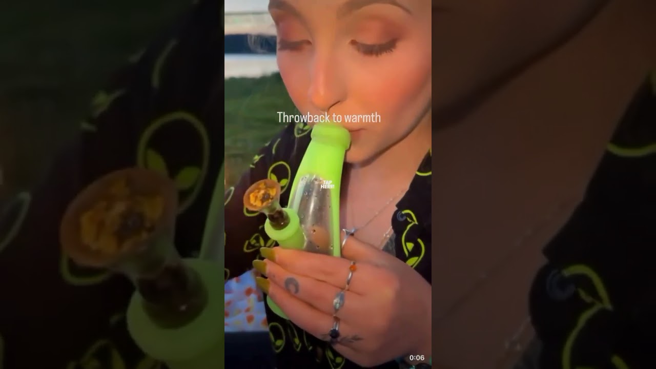 Waxmaid Horn Silicone Glass Water Pipe Smoking Perfected