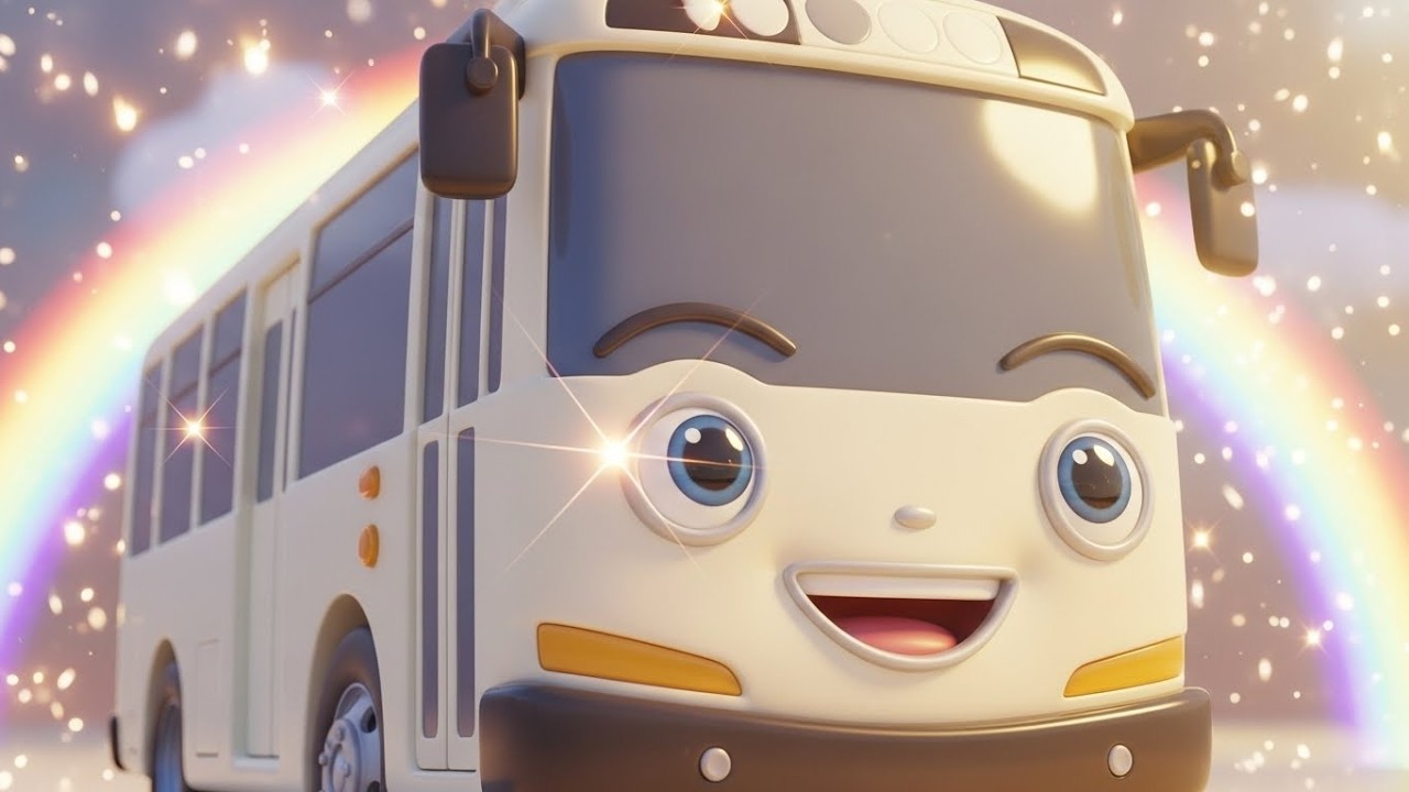 Счастливый автобус едет по Радужной дороге 🚌🌈✨ | Мультфильм для детей и весёлые приключения