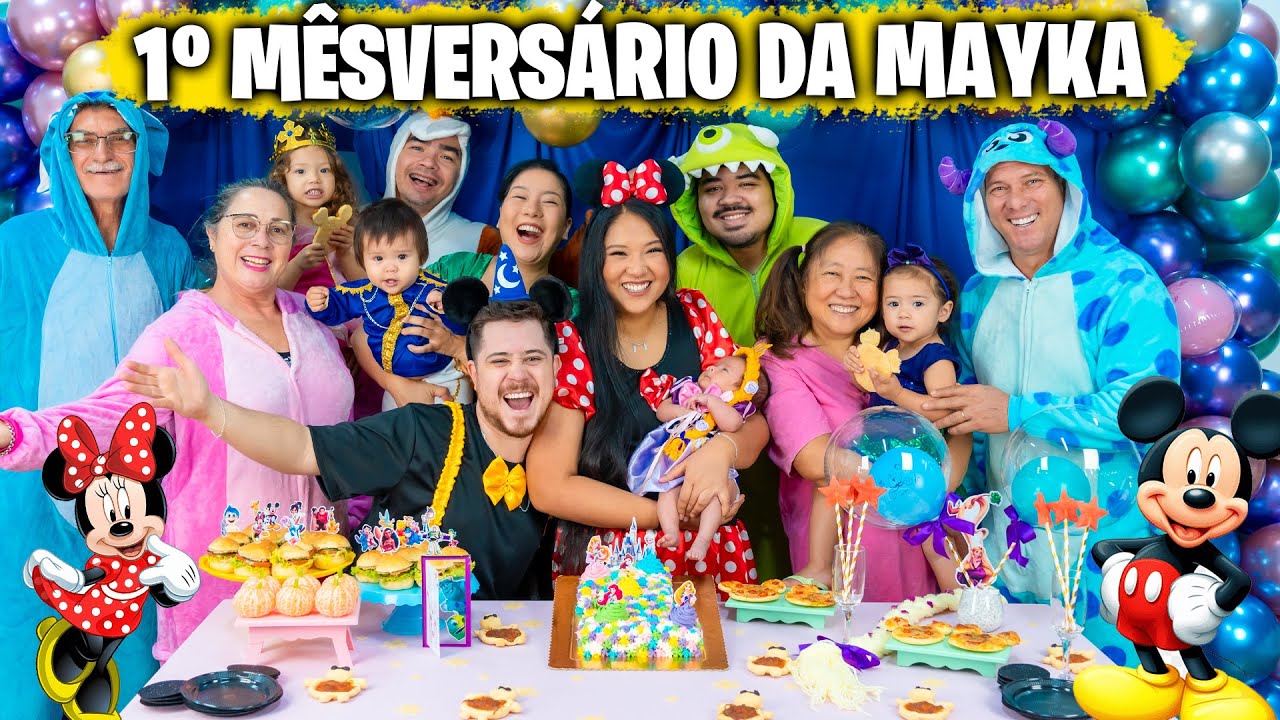 PRIMEIRO MÊSVERSÁRIO DA MAYKA | Blog das irmãs