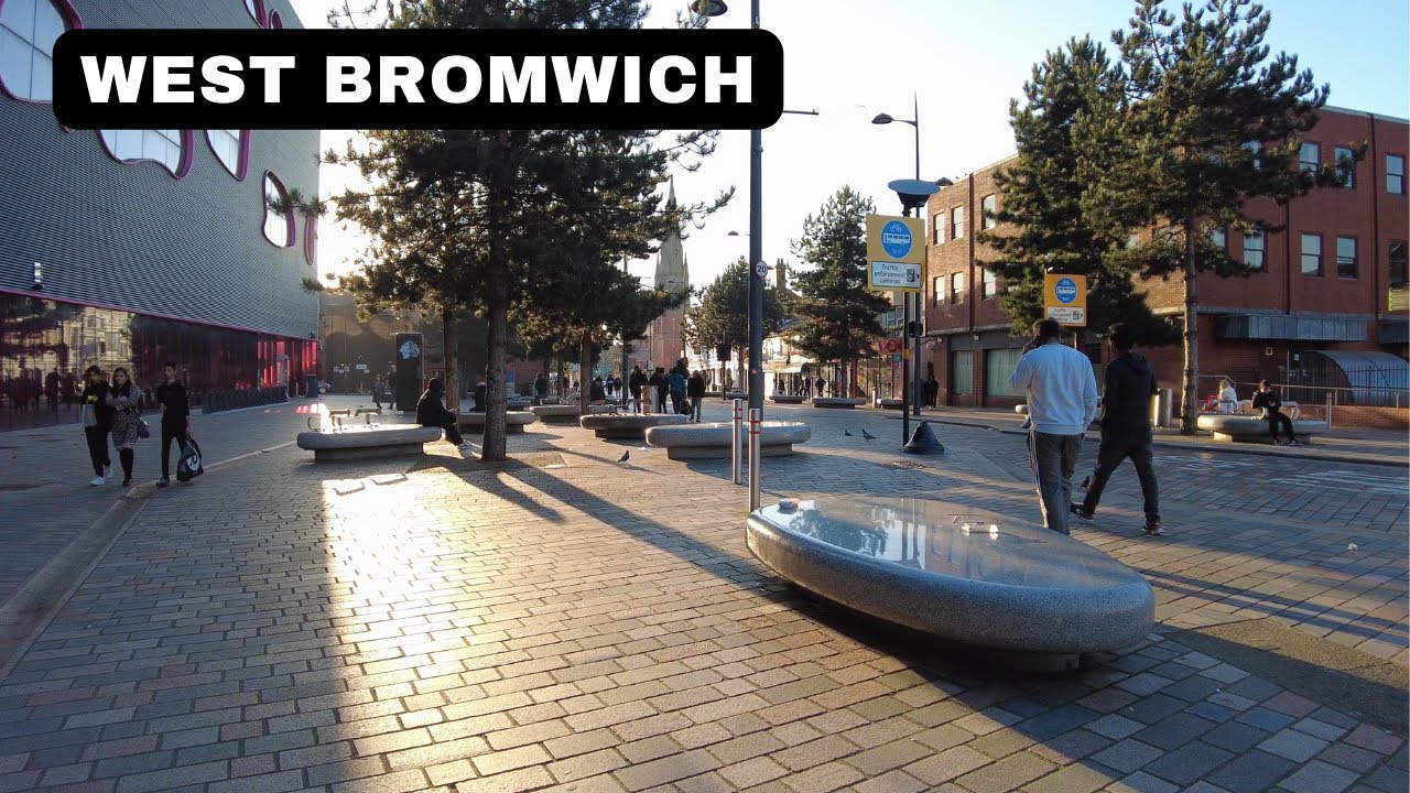 WEST BROMWICH  VIRTUAL WALK PART 1 | TOWN AND CITY WALKS