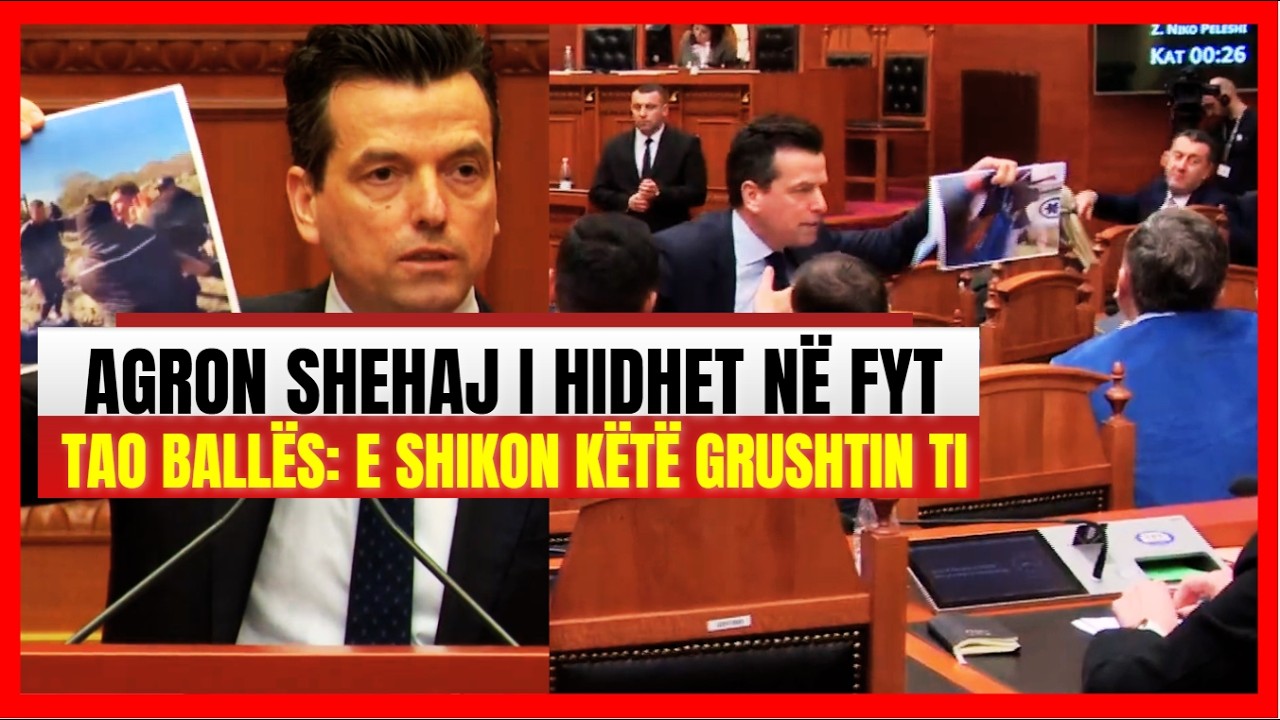 Agron Shehaj i hidhet në fyt Taulant Ballës: E shikon këtë grushtin ti/ Plas sherri i madh