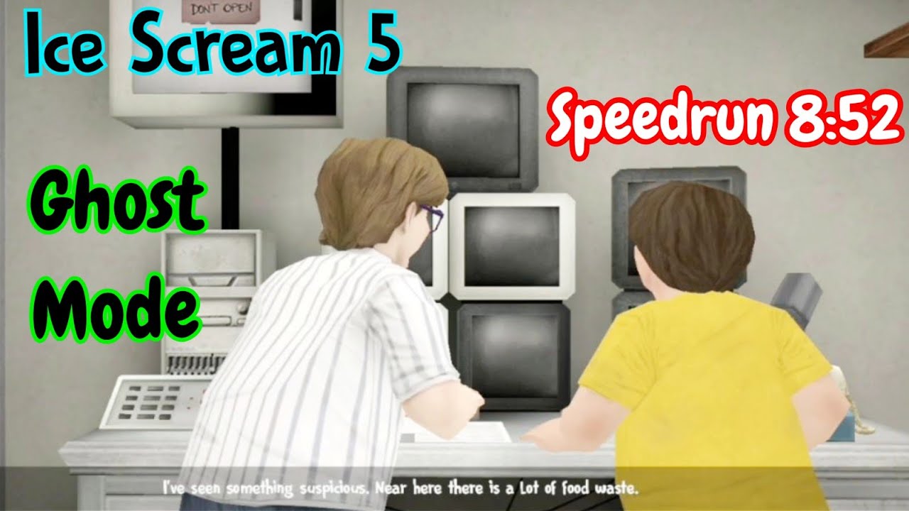 Ice Scream 5 Speedrun ( 8:52 ) WR | Ghost Mode