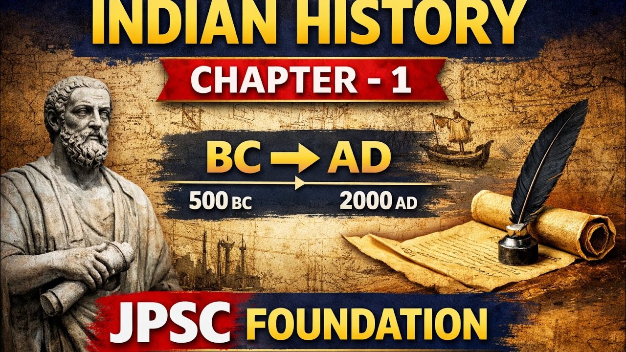 What is History? BC AD|Indian History Basics for JPSC | भारतीय इतिहास परिचय JPSC|BC-AD काल विभाजन