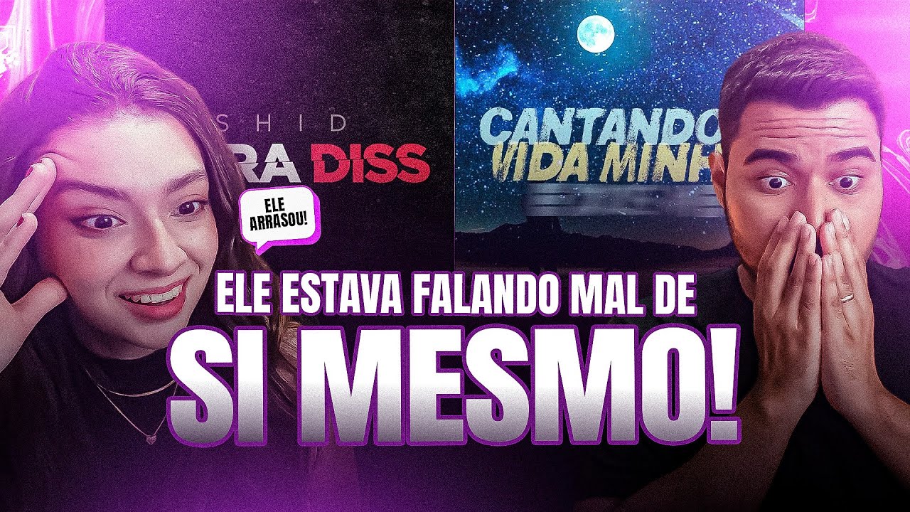 CASAL REAGE 2 EM 1: Rashid - "Se tudo der errado amanhã" - LYRIC VIDEO e Rashid - "Primeira Diss"