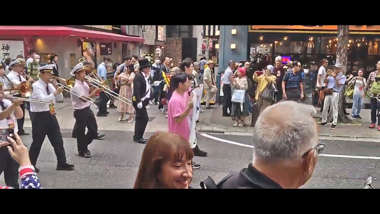 20251012神戸ジャズストリートパレード2日目神戸三宮駅〜山手幹線