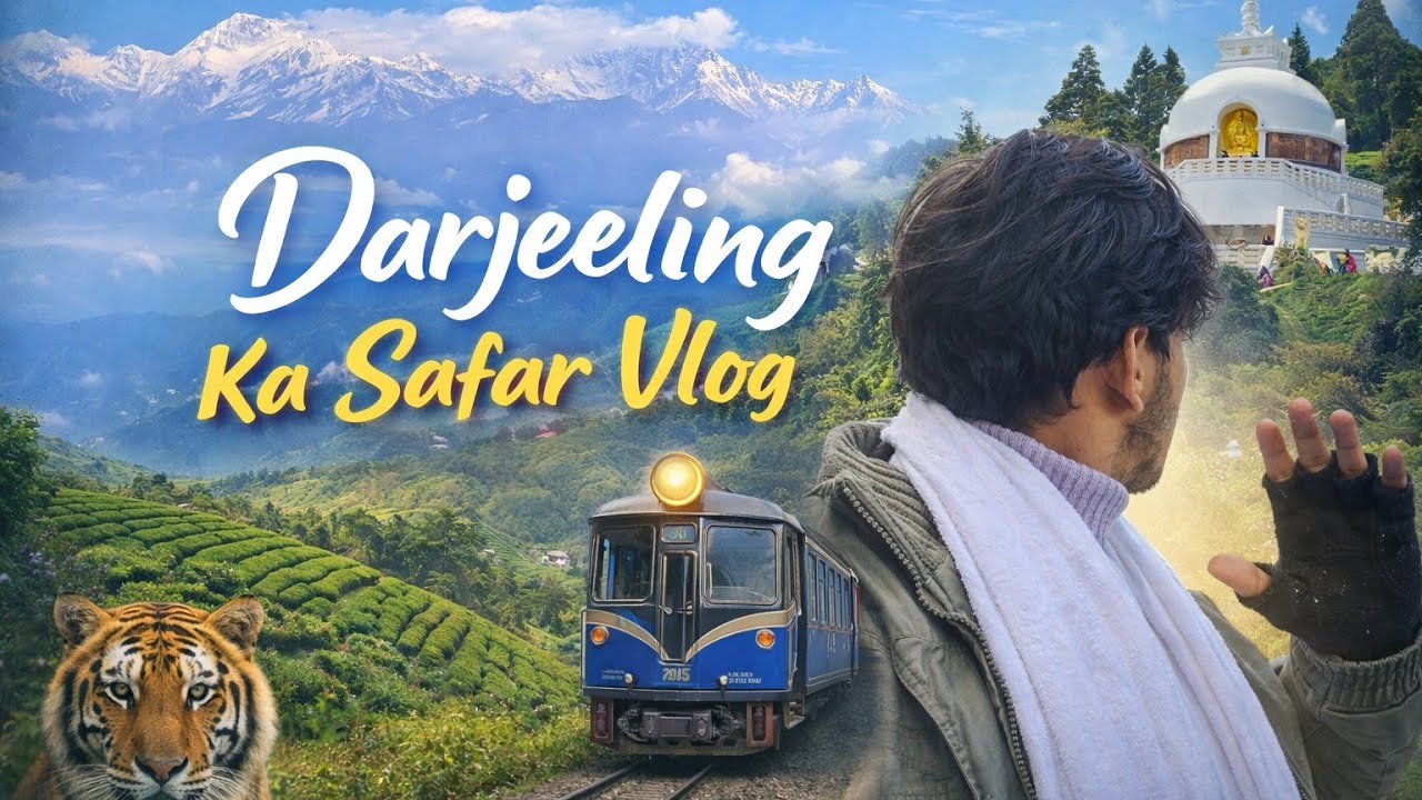 Darjeeling Ka Safar Vlog (PART 02) | Full Trip guidance|Japanese temple|Tea garden|Zoo #darjeeling