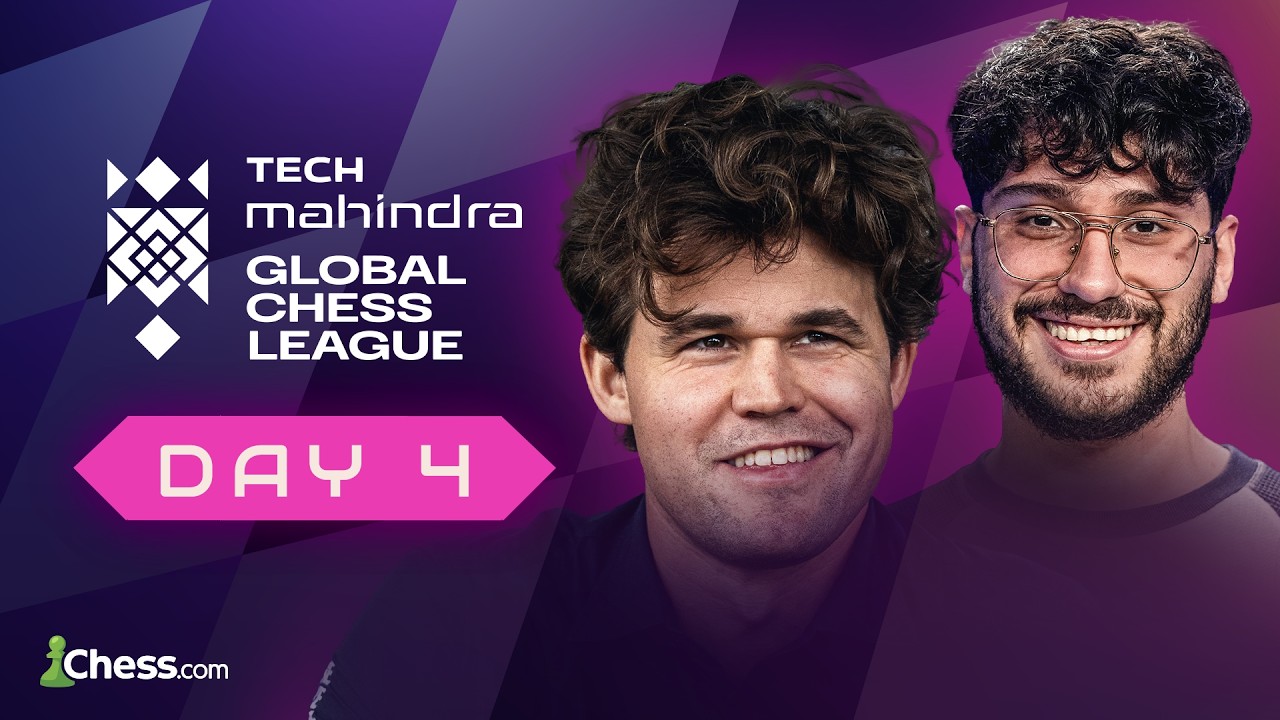 Tech Mahindra Global Chess League 2026: Magnus v. Alireza & Sindarov v. Vishy Fight For Lead! Day 4
