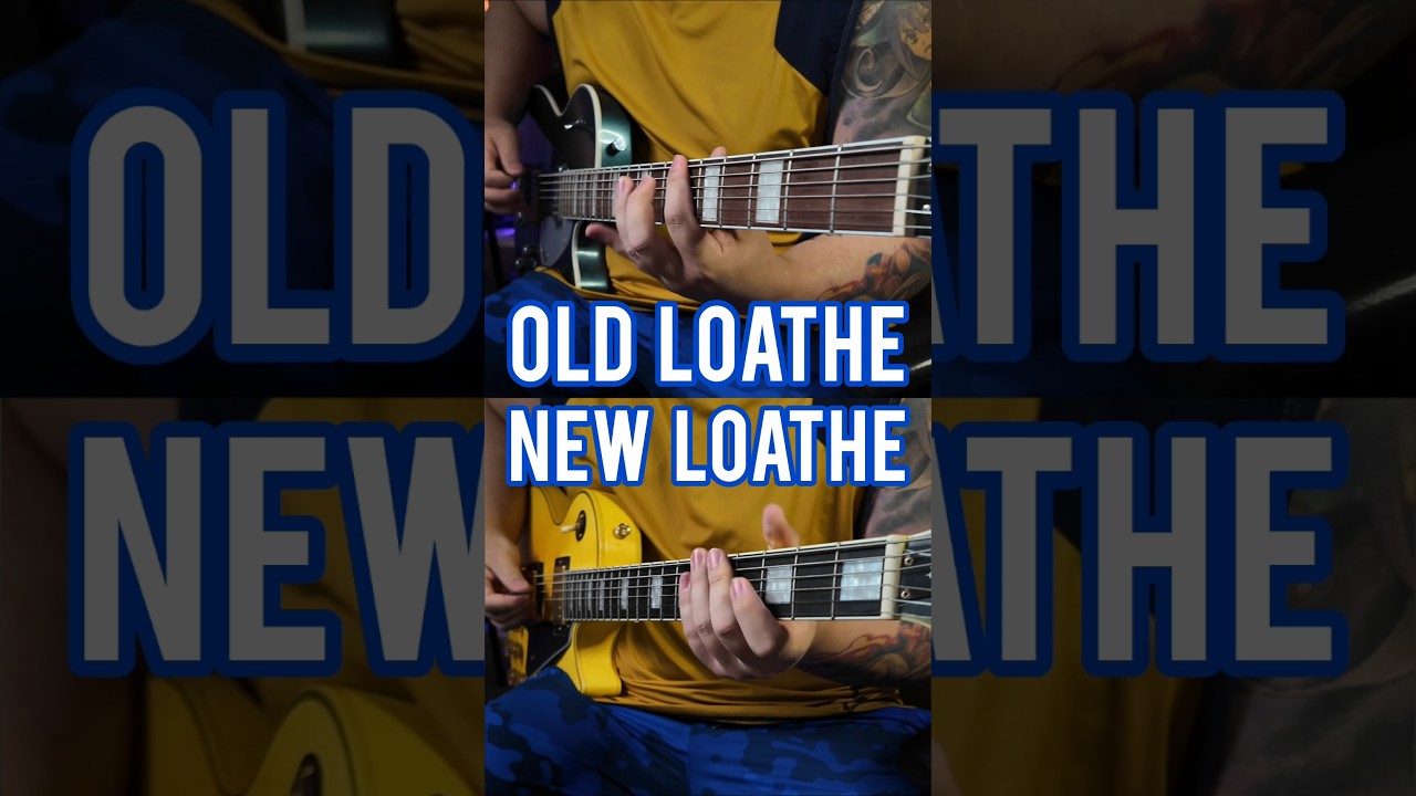 Old Loathe Vs. New Loathe🤘😤 #guitar #loathe #metal #comparison