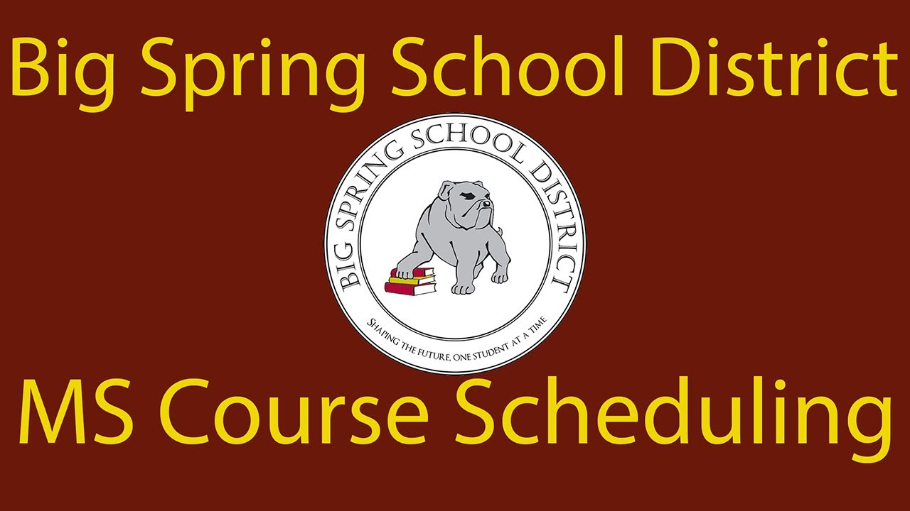 MS Course Scheduling 2025