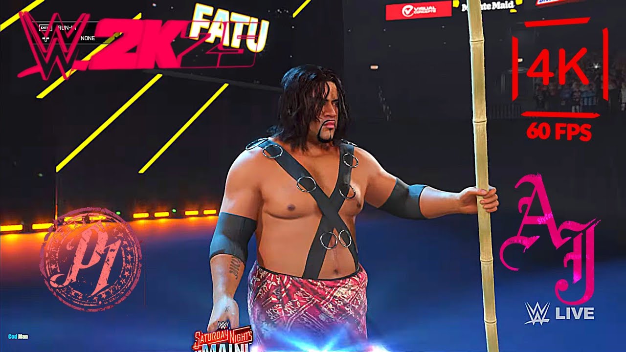 Aj Styles vs Fatu | Wwe 2k25 | The Phenomenal One | Extreme Rules Match |⭐⭐⭐