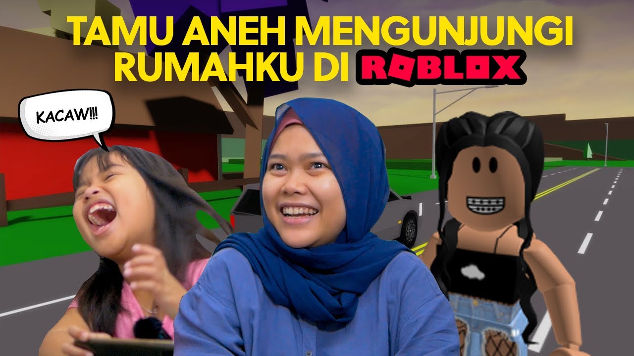 RUMAHKU KEDATANGAN  TAMU ANAK-ANAK | SENJA FIRSTA NGAJARIN MAMA MAIN ROBLOX DI MAP BROOKHAVEN