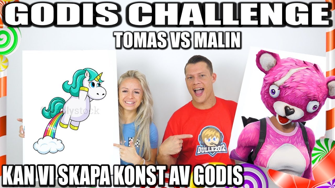 GODIS CHALLENGE TOMAS VS MALIN *KAN VI SKAPA KONST AV GODIS*