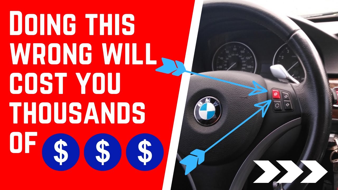 Замена кнопки BMW M (подробная инструкция)