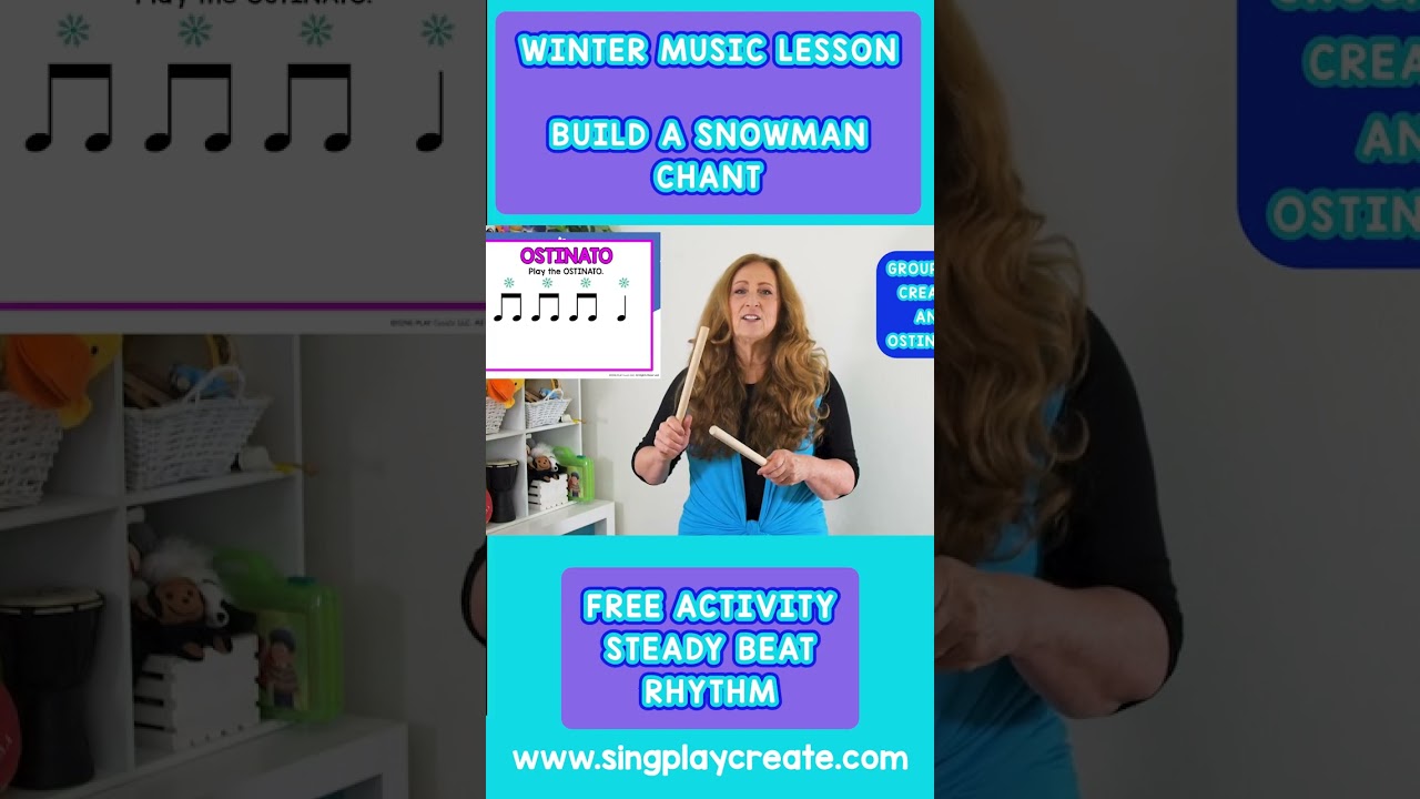 Classroom Instruments and a Snowman Chant for Elementary Music