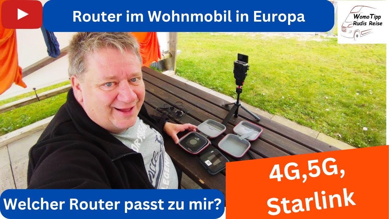 Router im Wohnmobil 4G LTE 5G Starlink - Internet in ganz Europa - was passt zu mir?